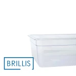 Гастроємність BRILLIS із полікарбонату GN 1/1-150 мм, прозора - Зображення 2