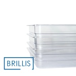 Гастроємність BRILLIS із полікарбонату GN 1/1-65 мм, прозора - Зображення 6