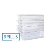 Гастроємність BRILLIS із полікарбонату GN 1/3-150 мм, прозора - Зображення 6