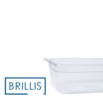 Гастроємність BRILLIS із полікарбонату GN 1/3-100 мм, прозора - Зображення 4