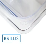 Гастроємність BRILLIS із полікарбонату GN 1/3-200 мм, прозора - Зображення 2