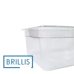 Гастроємність BRILLIS із полікарбонату GN 1/2-150 мм, прозора - Зображення 3