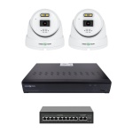 Комплект відеоспостереження на 2 камери GV-IP-K-W101/2 5MP (Ultra AI)