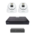 Комплект відеоспостереження на 2 камери GV-IP-K-W101/2 5MP (Ultra AI)