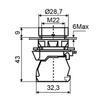 TB5-AA3341 Кнопка "Старт" біла - Зображення 7