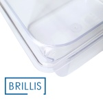 Гастроємність BRILLIS із полікарбонату GN 1/3-150 мм, прозора - Зображення 2