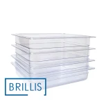 Гастроємність BRILLIS із полікарбонату GN 1/2-200 мм, прозора - Зображення 6