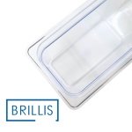 Гастроємність BRILLIS із полікарбонату GN 1/3-200 мм, прозора - Зображення 4