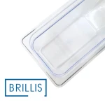 Гастроємність BRILLIS із полікарбонату GN 1/3-200 мм, прозора - Зображення 4