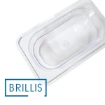 Гастроємність BRILLIS із полікарбонату GN 1/9-65 мм, прозора - Зображення 4