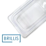 Гастроємність BRILLIS із полікарбонату GN 1/4-100 мм, прозора - Зображення 4