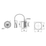 50 шт - Конектори WEIPU SA2412-SRJ45 LAN IP67 - Зображення 5