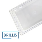Гастроємність BRILLIS із полікарбонату GN 1/1-100 мм, прозора - Зображення 3