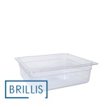 Гастроємність BRILLIS із полікарбонату GN 1/2-100 мм, прозора