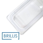 Гастроємність BRILLIS із полікарбонату GN 1/4-65 мм, прозора - Зображення 4