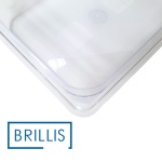 Гастроємність BRILLIS із полікарбонату GN 1/2-150 мм, прозора - Зображення 4