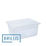 Гастроємність BRILLIS із полікарбонату GN 1/2-150 мм, прозора