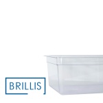 Гастроємність BRILLIS із полікарбонату GN 1/1-200 мм, прозора - Зображення 2