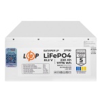 Акумулятор LP LiFePO4 51,2V - 230 Ah (11776Wh) (BMS SP 200A/100A) RM RS485/CAN LCD WH - Зображення 6