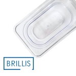 Гастроємність BRILLIS із полікарбонату GN 1/9-100 мм, прозора - Зображення 4
