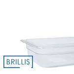Гастроємність BRILLIS із полікарбонату GN 1/3-65 мм, прозора - Зображення 3