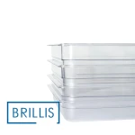 Гастроємність BRILLIS із полікарбонату GN 1/1-150 мм, прозора - Зображення 6