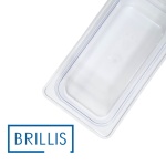 Гастроємність BRILLIS із полікарбонату GN 1/3-100 мм, прозора - Зображення 3