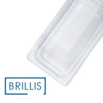 Гастроємність BRILLIS із полікарбонату GN 1/3-100 мм, прозора - Зображення 3