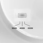 LED світильник настінний IP65 VIDEX WL03 12W 3000K-4000K-6500K White - Зображення 4