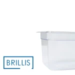 Гастроємність BRILLIS із полікарбонату GN 1/3-150 мм, прозора - Зображення 3