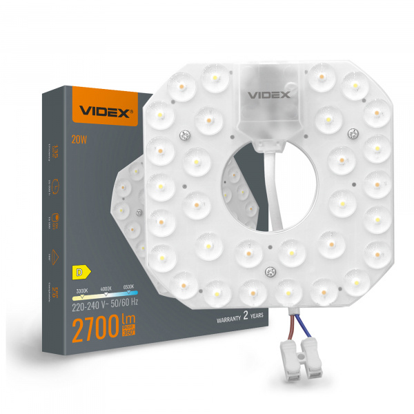 LED модуль для світильників 20W VIDEX VL-MLC-20C 3000-4000-6500K