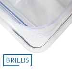 Гастроємність BRILLIS із полікарбонату GN 1/3-65 мм, прозора - Зображення 2