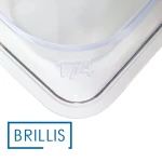 Гастроємність BRILLIS із полікарбонату GN 1/4-100 мм, прозора - Зображення 2