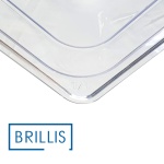 Гастроємність BRILLIS із полікарбонату GN 1/1-100 мм, прозора - Зображення 2