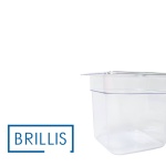 Гастроємність BRILLIS із полікарбонату GN 1/6-150 мм, прозора - Зображення 3