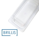Гастроємність BRILLIS із полікарбонату GN 1/3-65 мм, прозора - Зображення 4