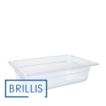 Гастроємність BRILLIS із полікарбонату GN 1/4-65 мм, прозора