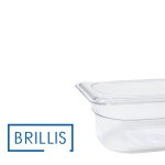 Гастроємність BRILLIS із полікарбонату GN 1/9-65 мм, прозора - Зображення 3