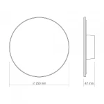 LED світильник настінний IP65 VIDEX WL03 18W 3000K-4000K-6500K Black - Зображення 6