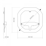 LED модуль для світильників 50W VIDEX VL-MLC-50C 3000-4000-6500K - Зображення 11
