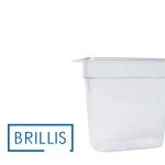 Гастроємність BRILLIS із полікарбонату GN 1/9-150 мм, прозора - Зображення 3