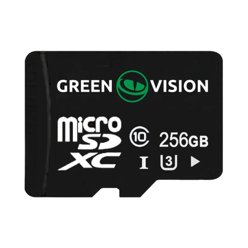 ffc00845954a7f205be65adac9041.jpg Карта пам'яті GreenVision microSDXC 256GB Class10 (без адаптера) - Зображення 1