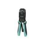 Кримпер для крученої пари Pro'sKit CP-376K, 8P8C (RJ-45), 6P6C (RJ-12), 6P4C (RJ-14), 4P4C (RJ-22), 4P2C (RJ-22), різак, стрипер, Western