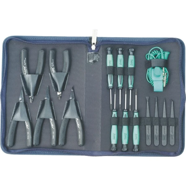 Набір інструментів в сумці Pro'sKit PK-2079, електромонтажний