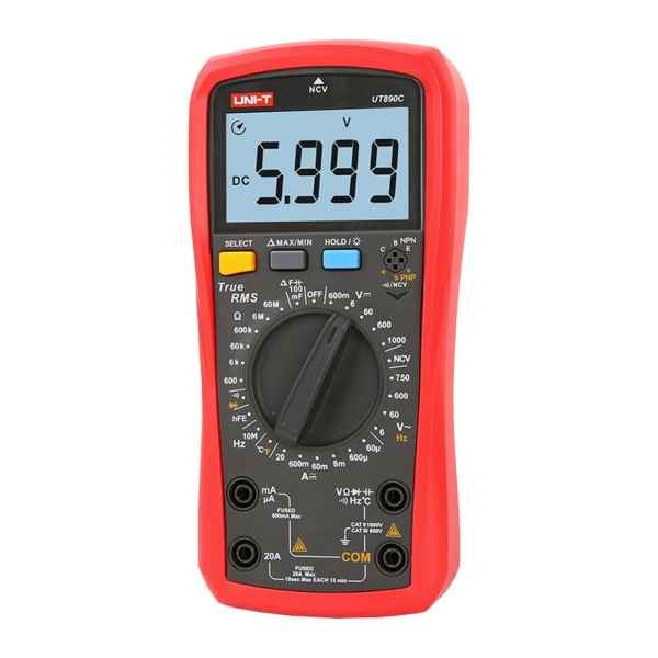 Мультиметр UNI-T UT890C, цифровий