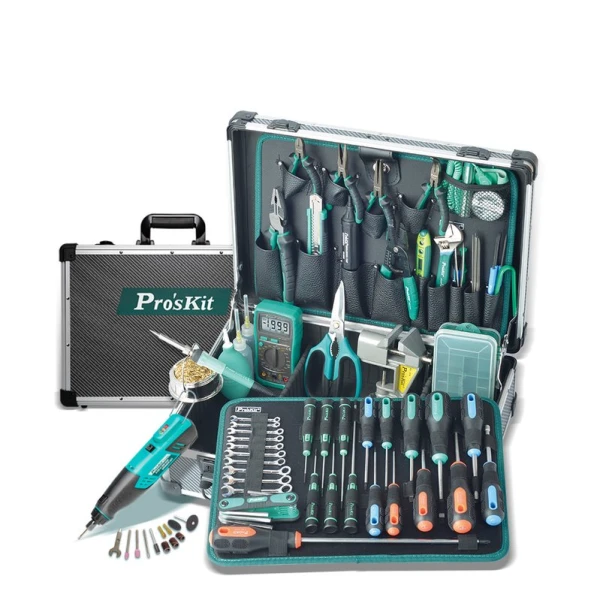 Набір інструментів в кейсі Pro'sKit PK-1900NB, електромонтажний
