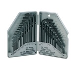 Набір шестигранних ключів Pro'sKit 8PK-027, метричні, дюймові, H 0,7 мм, H 0,9 мм, H 1,3 мм, H 1,5 мм, H 2,0 мм, H 2,5 мм, H 3,0 мм, H 4,0 мм, ...