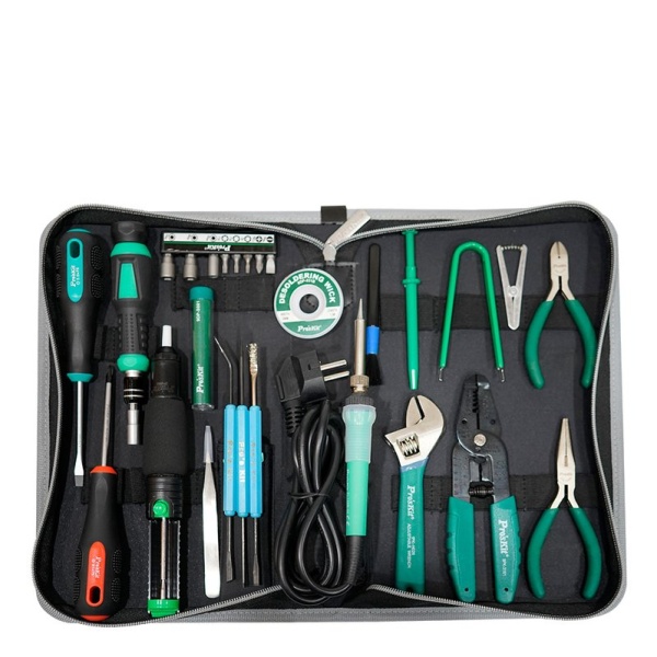 Набір інструментів у сумці Pro'sKit PK-810B, для обслуговування ПК та ноутбуків