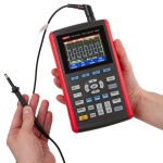Цифровий осцилограф UNI-T UTDM 11050CL (UTD1050CL), портативний, мультиметр, одноканальний, 50 МГц, 200 МВиб/с, 3,5" TFT дисплей, 12 кБ - Зображення 6