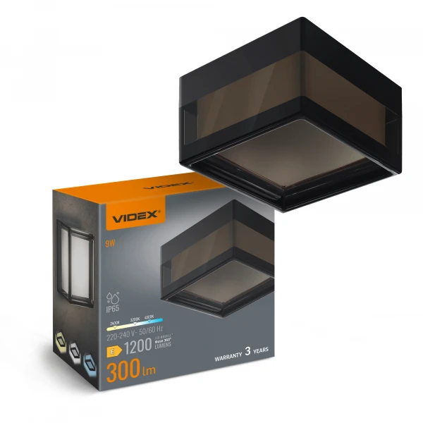 75a8cdee-9d33-11f0-84fd-78e7d1920002.800x600.jpeg LED світильник IP65 квадратний VIDEX BHD02 9W 2400-3200-4300K Black - Зображення 1
